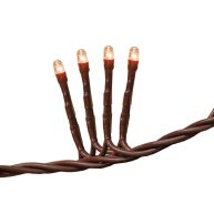 Twinkle Lights Brown Cord