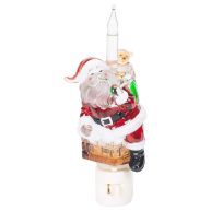Roman Santa Chimney Bubble Night Light