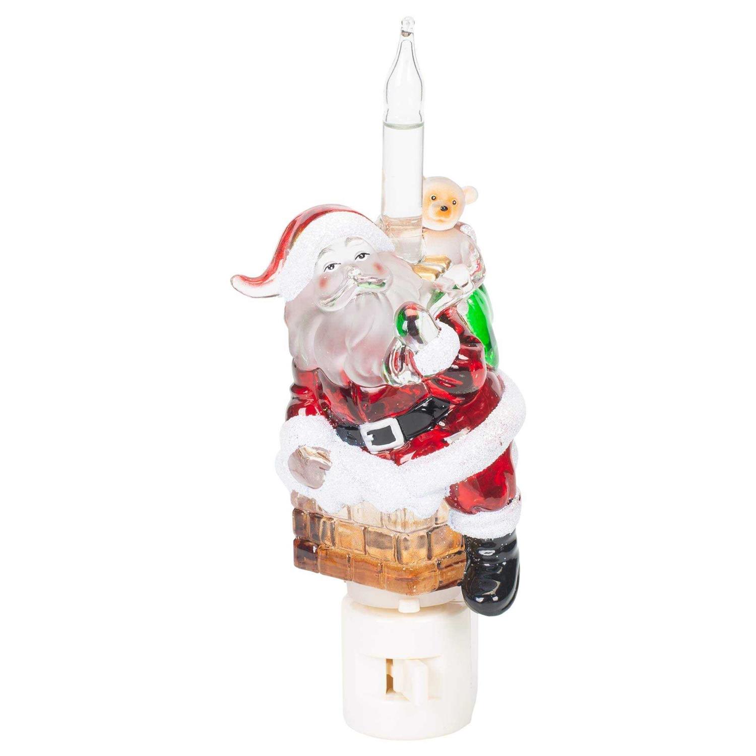 Roman Santa Chimney Bubble Night Light