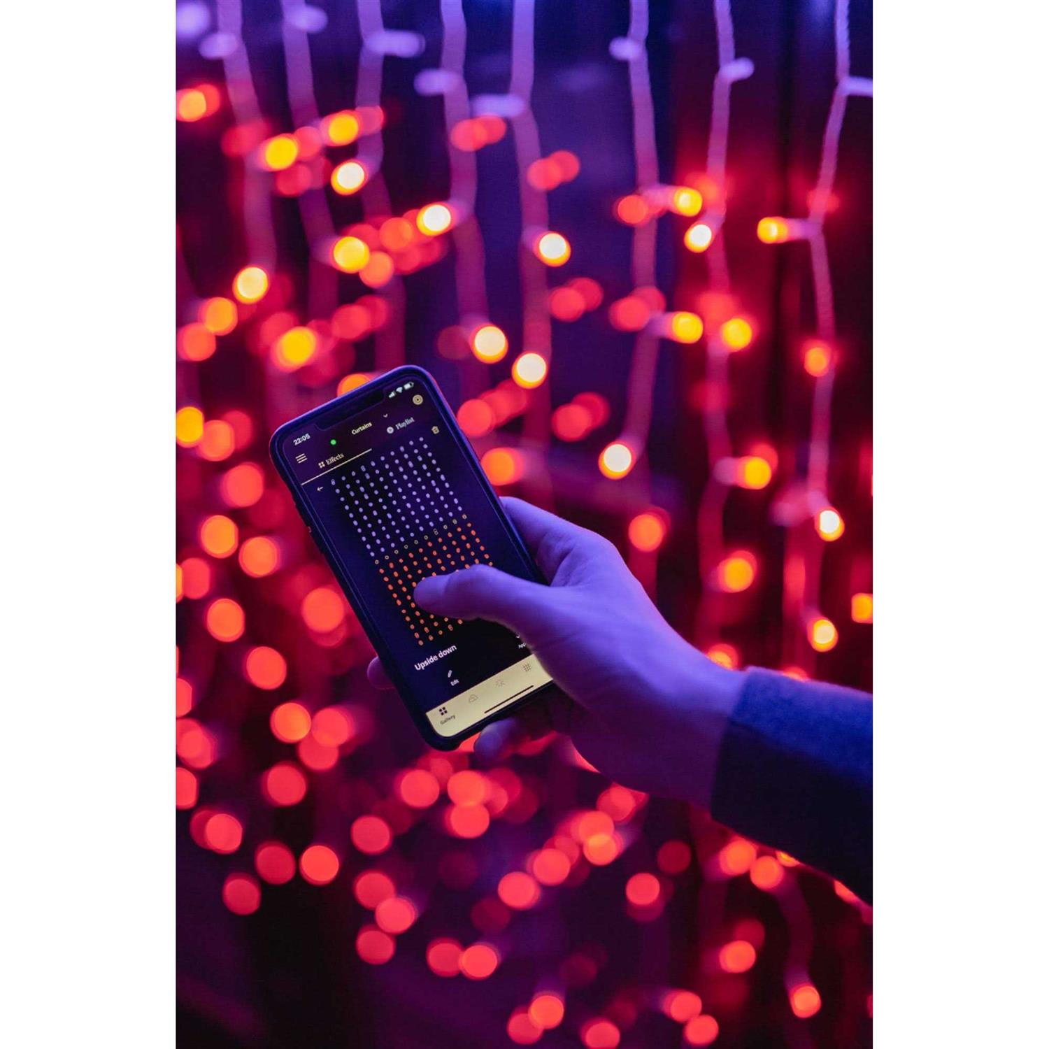 Twinkly Smart Light Curtain 210 RGB + LED Generation II - Image 2