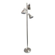 Simple Designs Metal 3-Light Tree Floor Lamp
