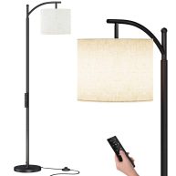 SUNMORY Arc Floor Lamp, Modern Floor Lamp with Romote Control and Stepless Dimmable Bulb