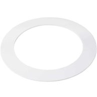 USGL 5 Pack Gloss White Goof Trim Ring for 8 Inch Recessed Can Lighting Down Light