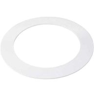 USGL 5 Pack Gloss White Goof Trim Ring for 8 Inch Recessed Can Lighting Down Light