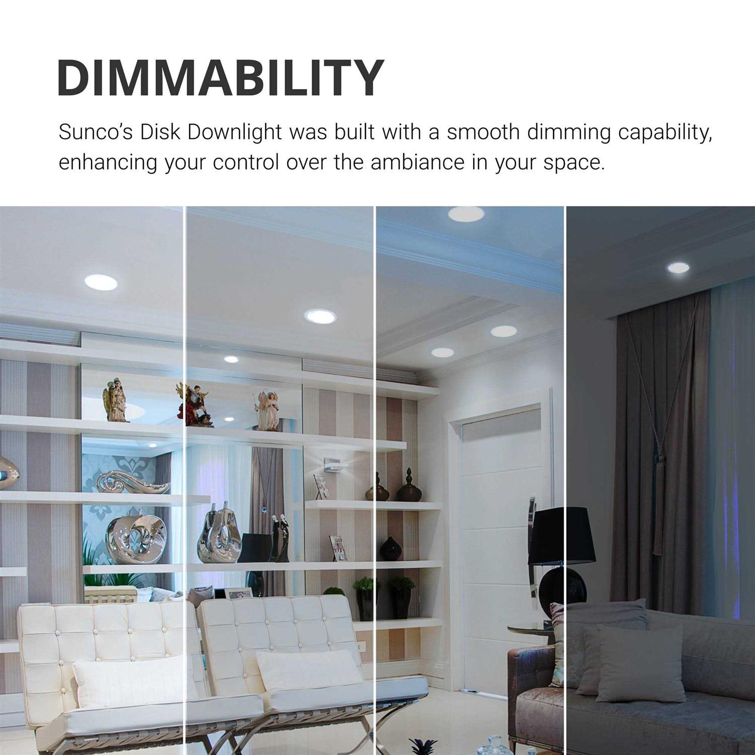 Sunco Lighting Sunco Single Recessed LED Lighting 5/6 Inch - Image 3