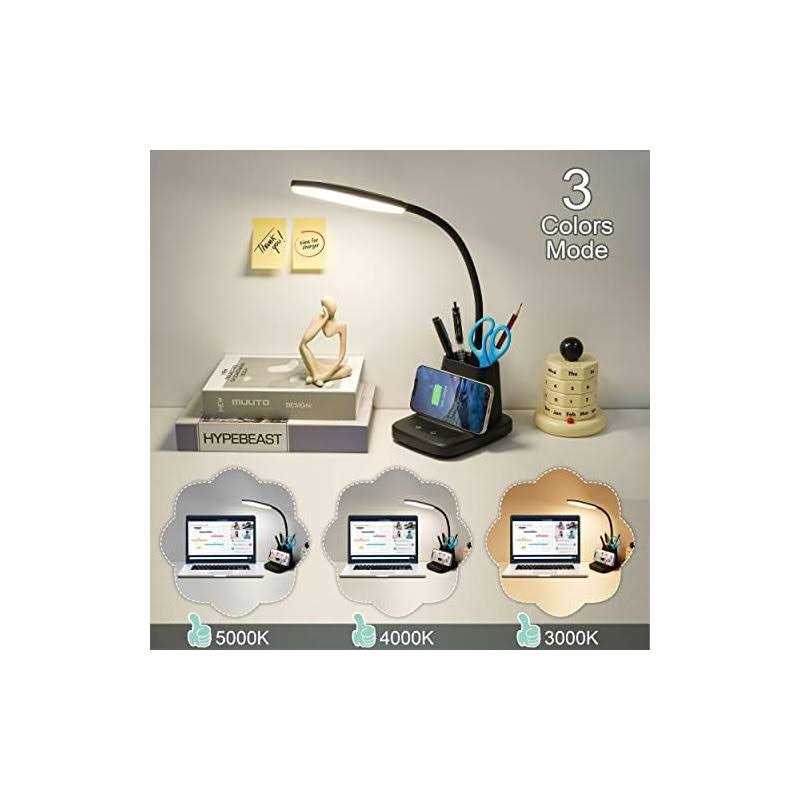 Sailstar LED Desk Lamp for Home Office with Wireless Charger 3 Color Modes - Image 2
