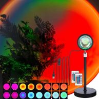 Soleil Sunset lamp for Bedroom 16 Colors LED Changing 3-in-1 Sunset Light lamp with Multiple Modes