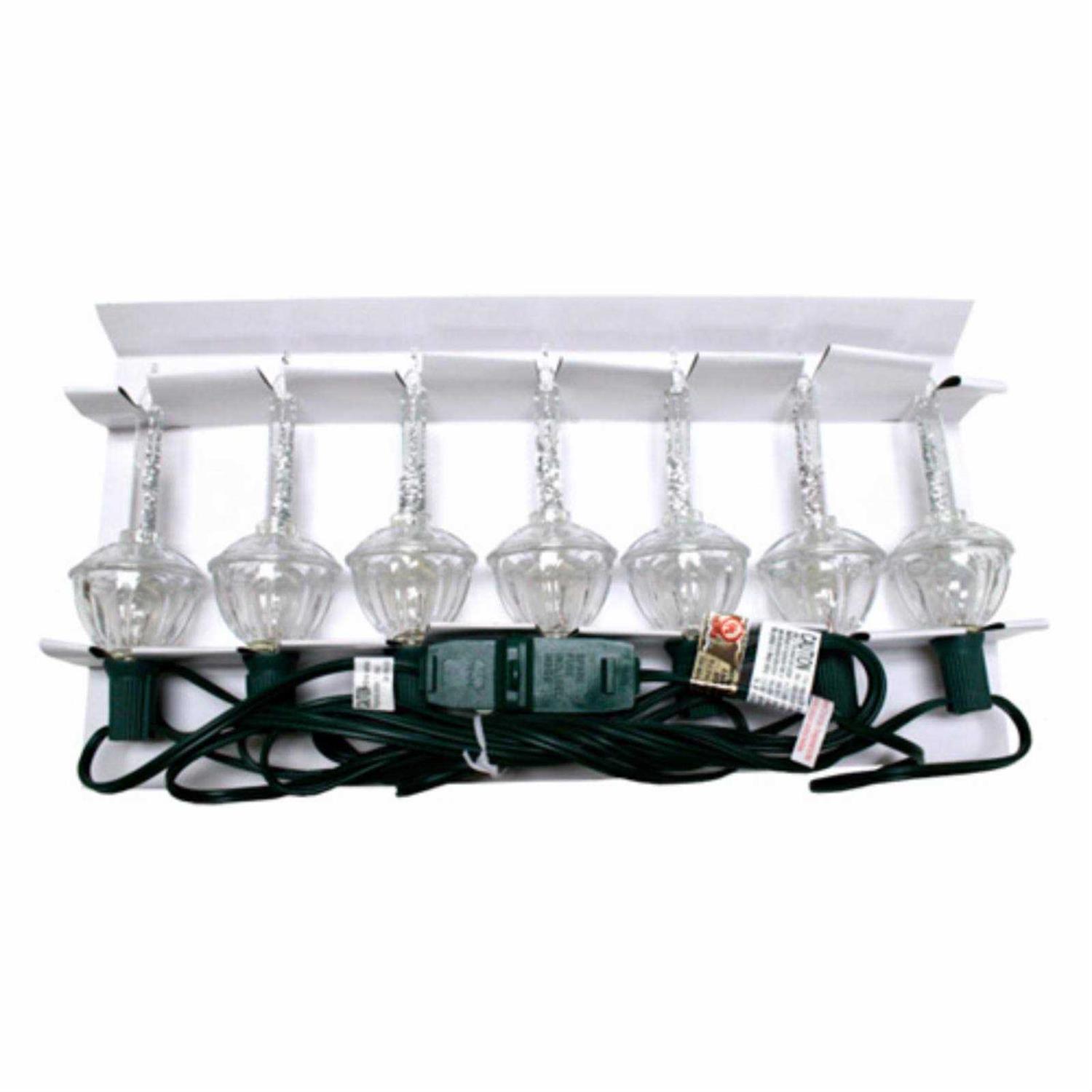 Vickerman 7 Light Clear Glitter Bubble Set - Image 3