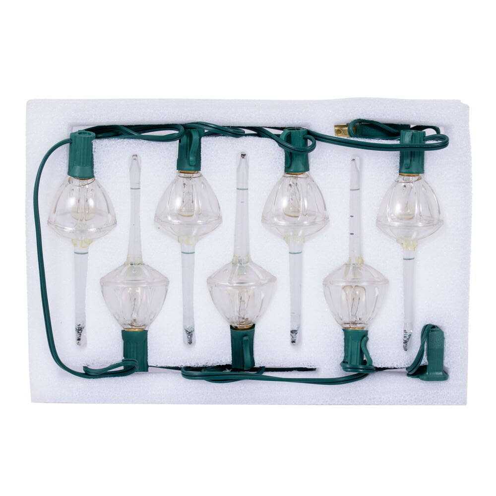Vickerman 7 Light Clear Glitter Bubble Set - Image 5