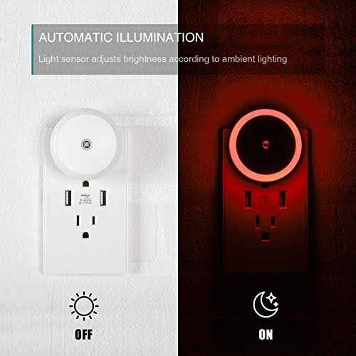 SerieCozy Plug in Night Light Sensor Light - Image 2
