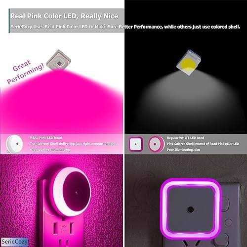 SerieCozy Plug in Night Light Sensor Light - Image 5