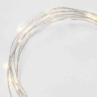Room Essentials 90ct Extended LED Fairy Light Silver
