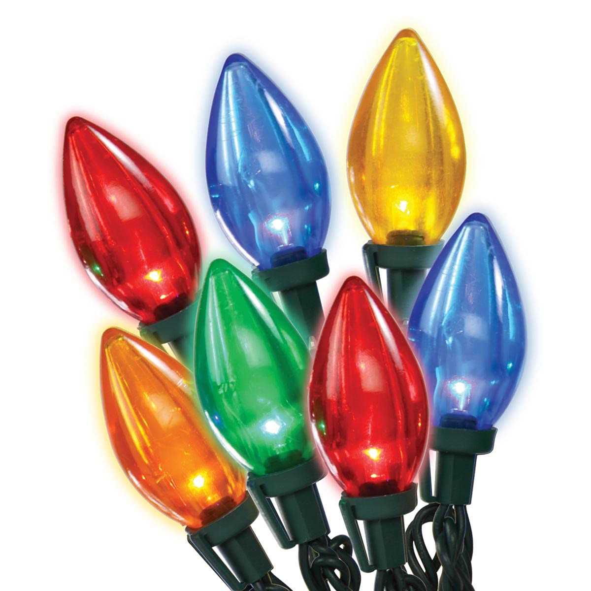 Sylvania 25 C9 Multi Transparent Set LED Lights