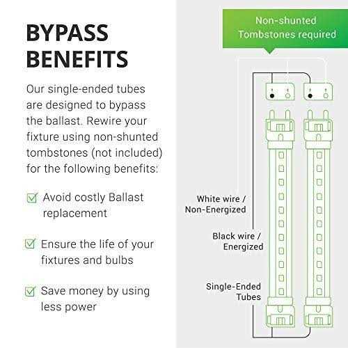 Sunco Lighting 24 Pack 4ft T8 LED Tube 15w=32w Fluorescent - Image 5