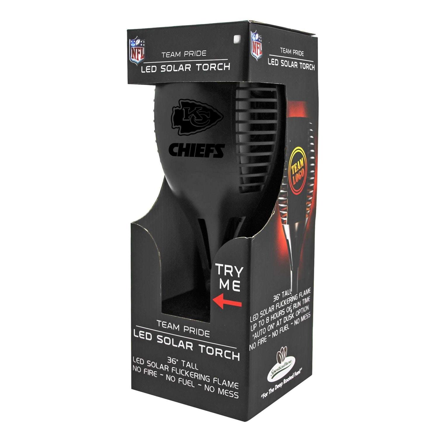 Sporticulture Kansas City Chiefs LED Solar Torch - Image 4