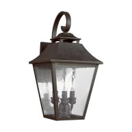 Visual Comfort Studio Galena 3 Light Wall Lantern OL14403SBL
