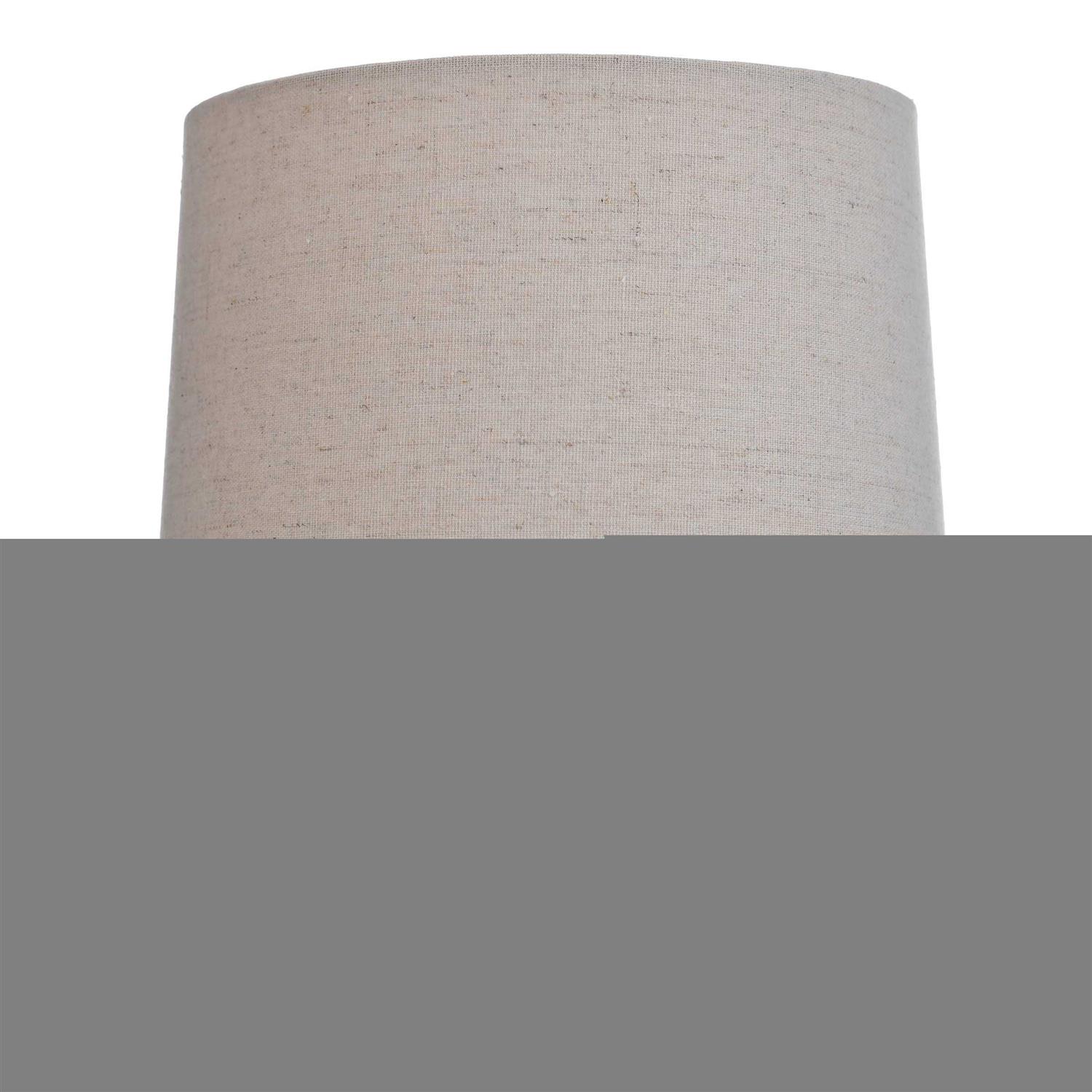 Stylecraft Faux Wood Table Lamp White L13225BDS - Image 4