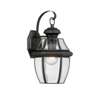 tabindeal Portfolio Brayden 13.62-in H Matte Black Medium Base Outdoor Wall Light KDN1691A