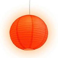 White Fine Line Premium Paper Lantern Pendant Cord Kit