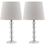 Safavieh Nola Stacked Crystal Ball Lamp