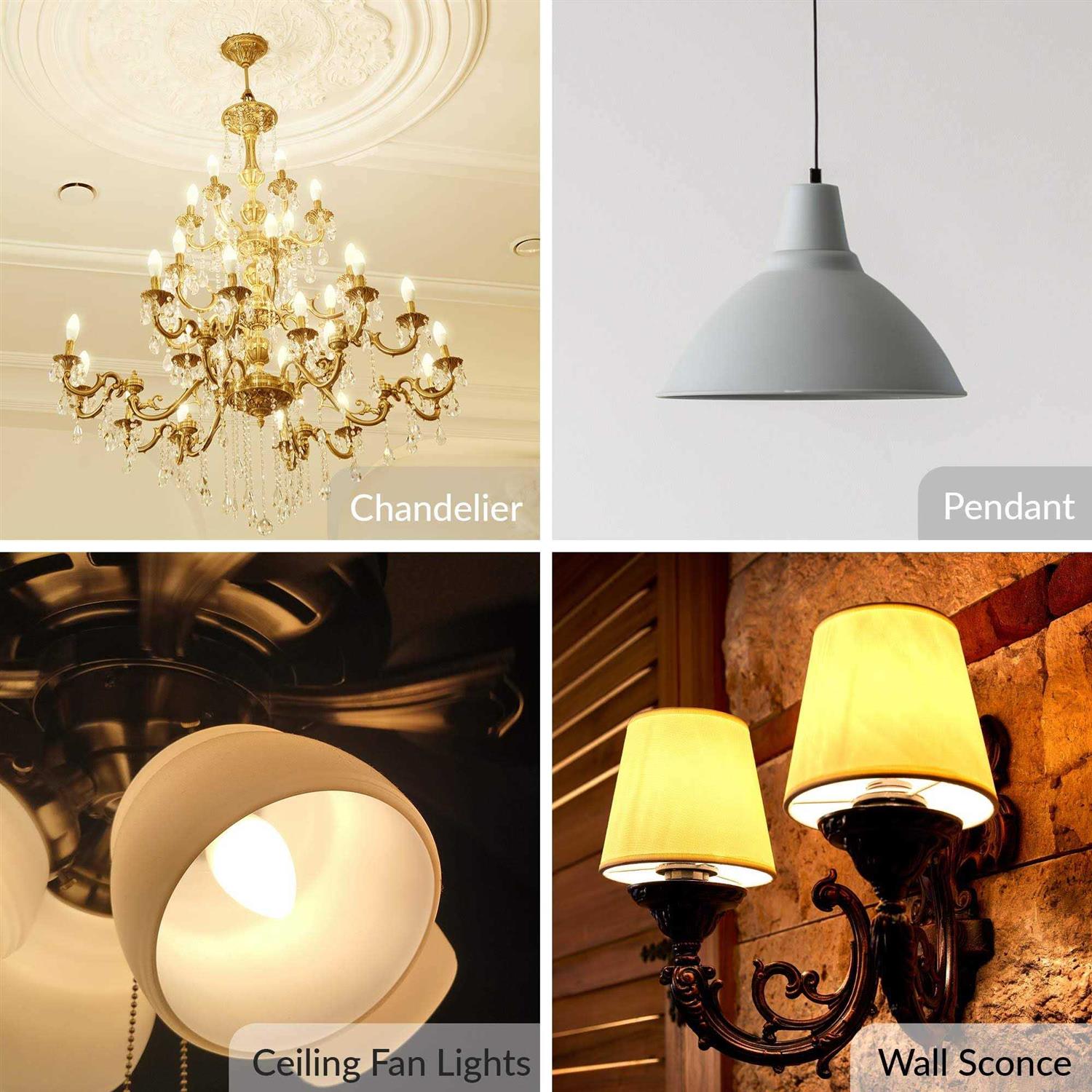 Simba Lighting LED Candelabra Light Bulbs B11 Candle Shape E12 Base - Image 5