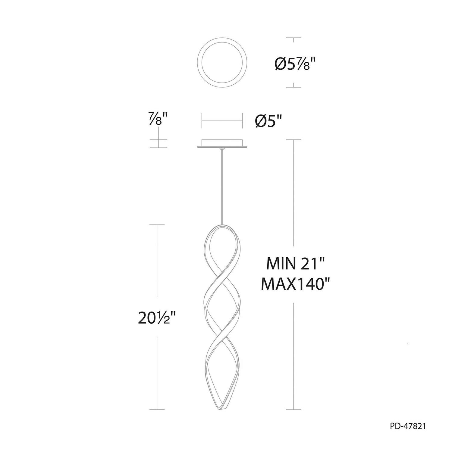WAC Lighting Interlace LED Pendant PD-47821 - Image 4