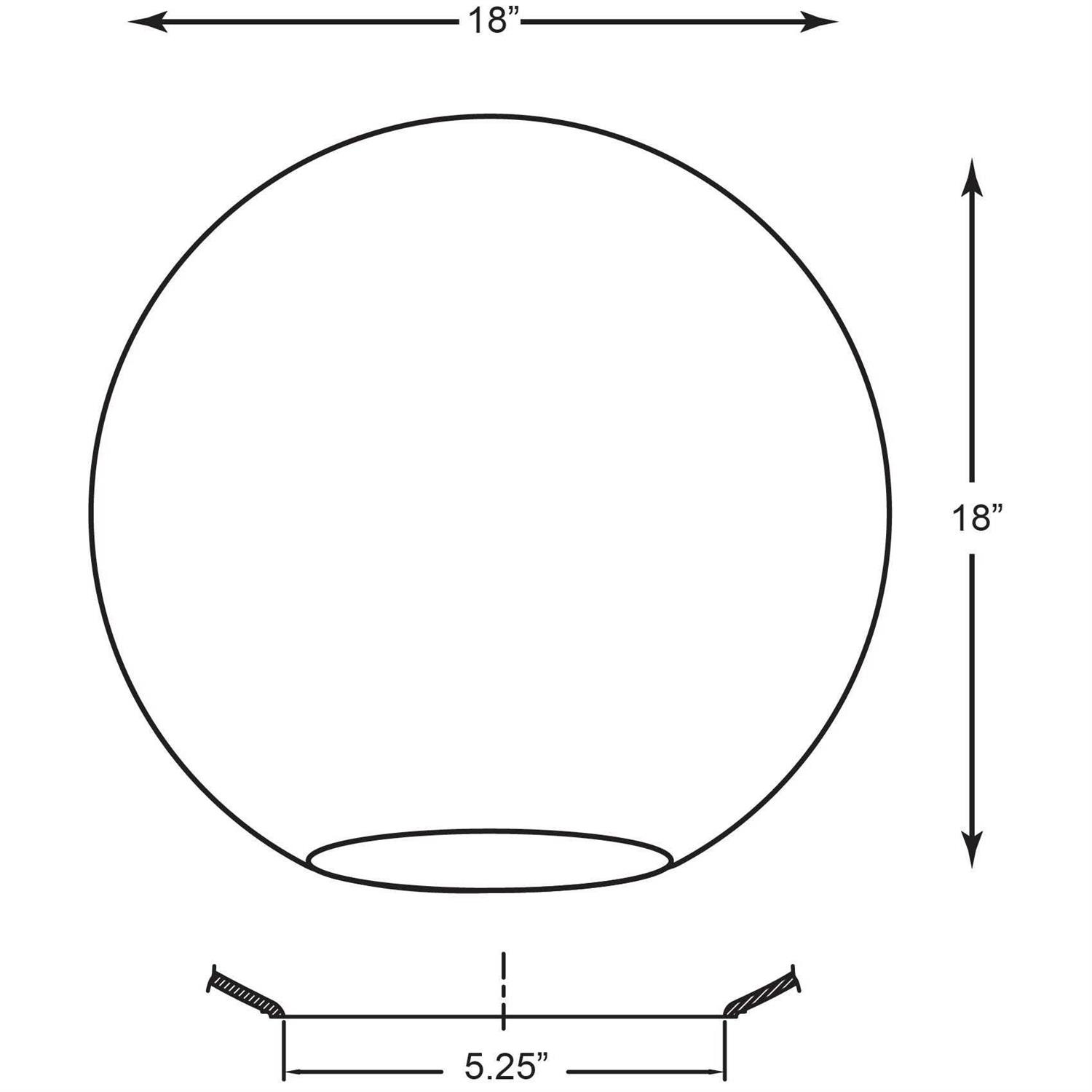 Solus Smooth Acrylic Globe - Image 2