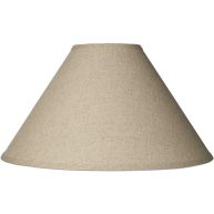 Springcrest Fine Burlap Empire Lamp Shade Top x Bottom x Slant Replacement with Harp and Finial