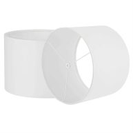 Set of 2 Drum Lamp Shades, Medium Linen Fabric Lampshade 12.5×12.5×8.5 Inch,Handmade Linen Lampshade for Table Lamp and Floor