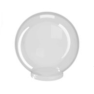 Solus 12 in. Clear Smooth Acrylic Diameter Globe S20012-CL-4F