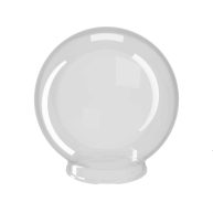 Solus 12 in. Clear Smooth Acrylic Diameter Globe S20012-CL-4F