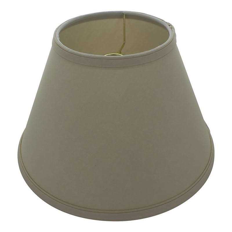 tabindeal Beige Linen 8 inch European Drum Lampshade with Uno Fitter - Image 3
