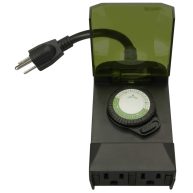 Woods Outdoor 24 Hour Mechanical Timer 50011