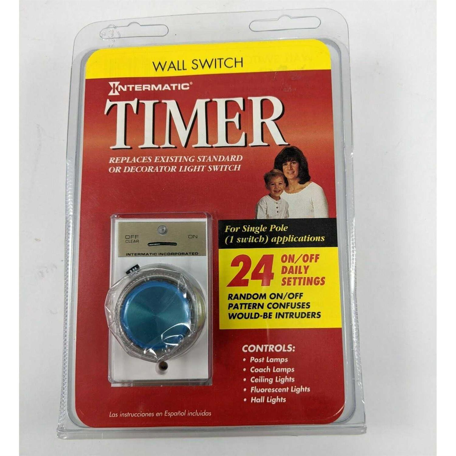 Vintage New Intermatic EJ341C Programmable 24 Hour Wall Switch Security Timer - Image 2