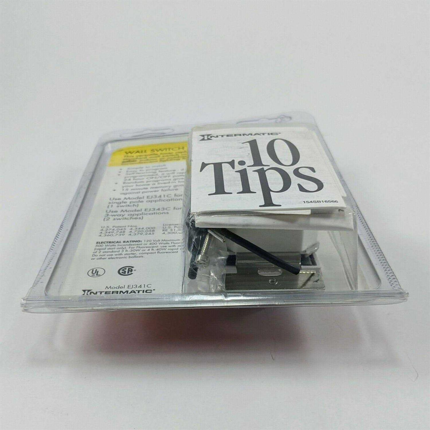 Vintage New Intermatic EJ341C Programmable 24 Hour Wall Switch Security Timer - Image 3