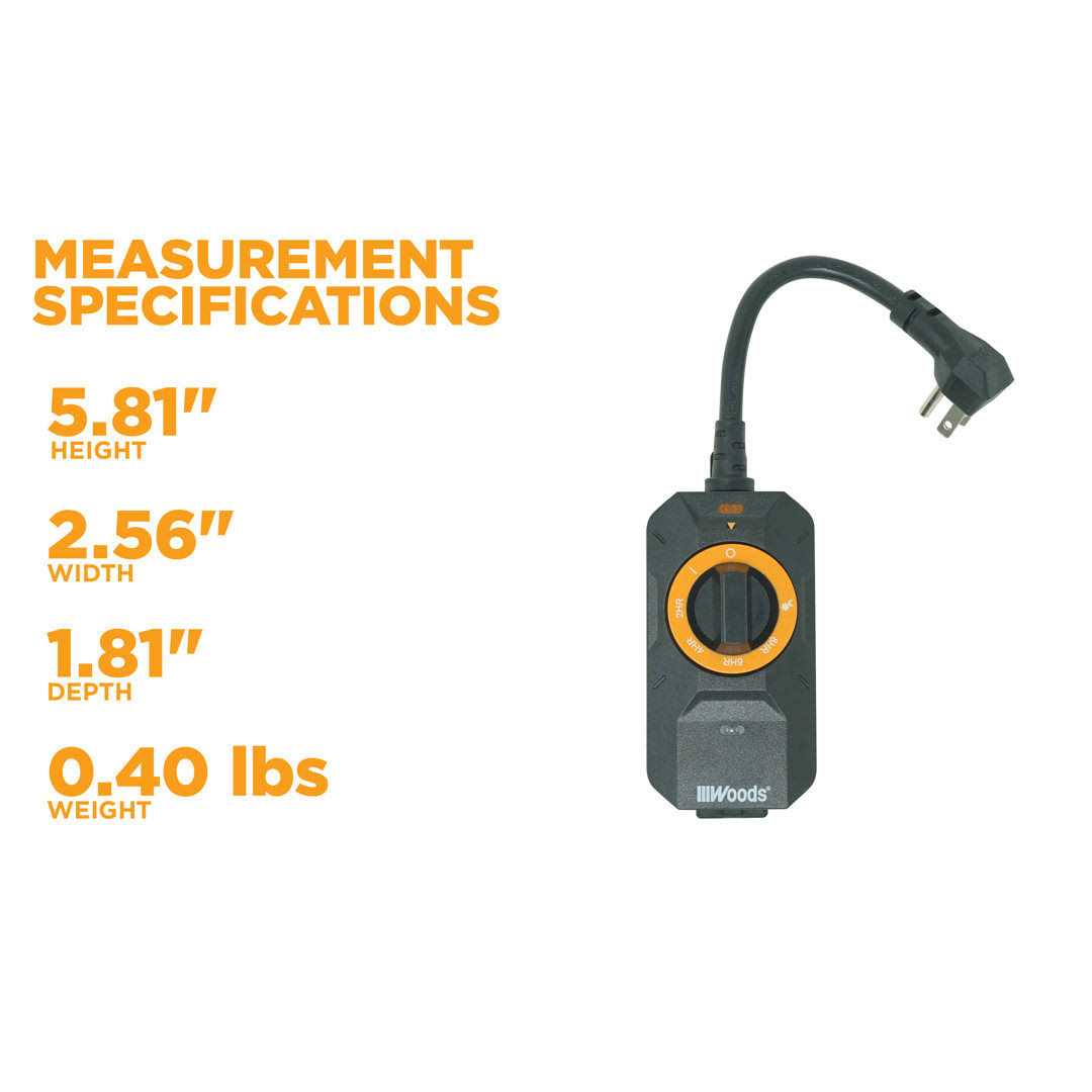 Woods 50121WD Outdoor Dusk to Dawn Lighting Timer - Image 2