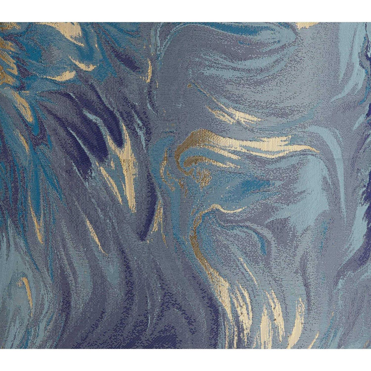 Saba Blue Softback Drum Lamp Shade 13x14x10 - Image 5