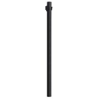 Solus 8 ft Outdoor Direct Burial Lamp Post with Convenience Outlet Fits 3 in. Post Top
