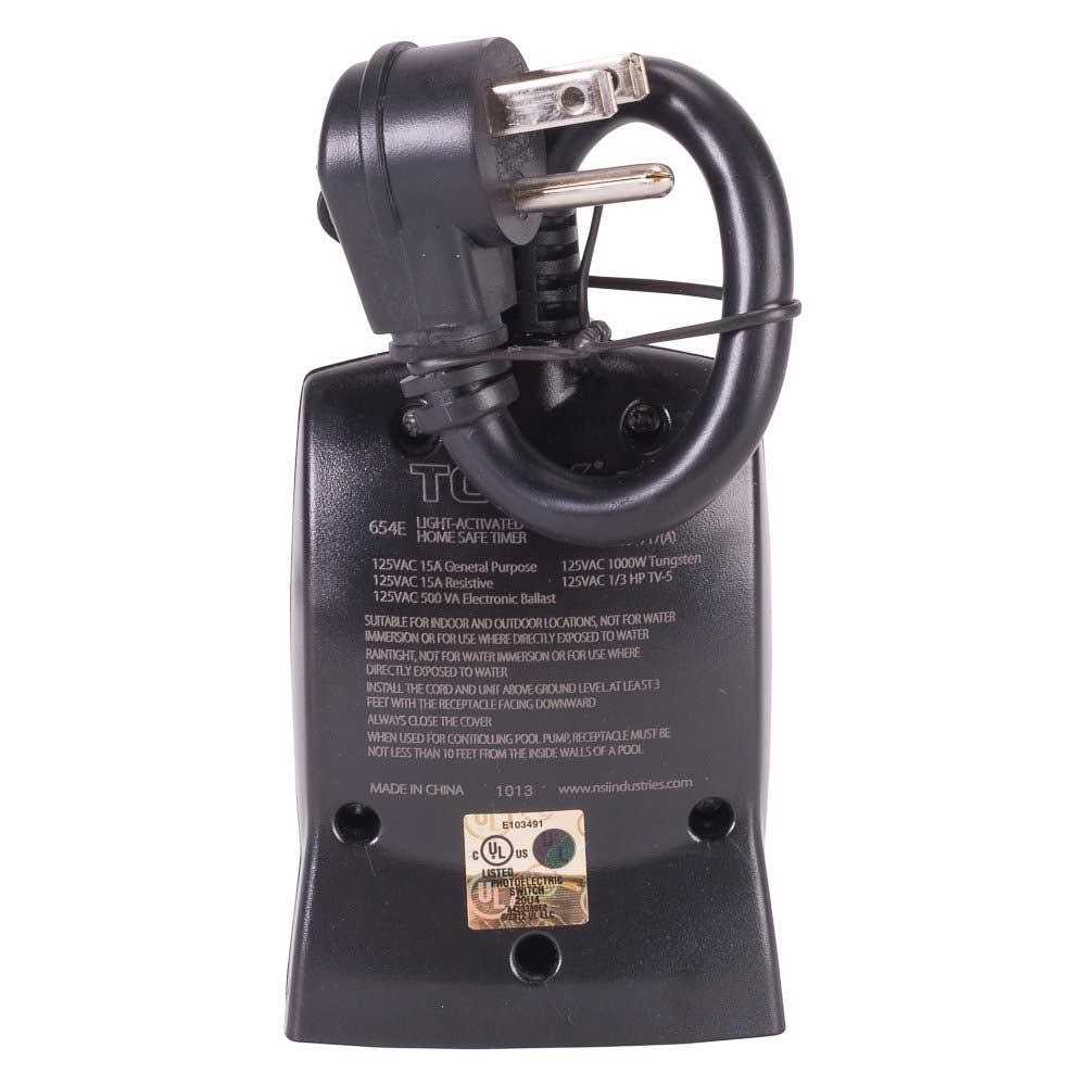 Tork 654e Two Outlets Photocell Controlled Digital Outdoor Timer - Image 3