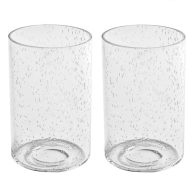 SGLED Bubble Glass Lamp Shade Seeded Glass Shades Replacement Light Fixture with 1-5/8 Inch Fitter