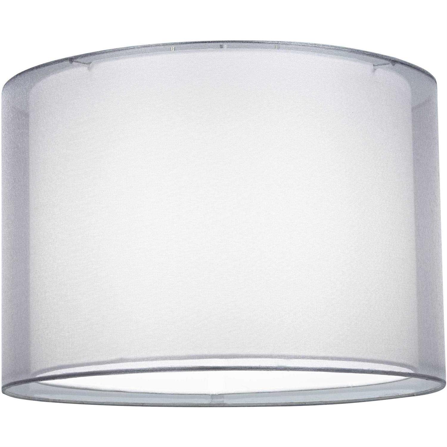 Springcrest Silver and White Double Sheer Shade 12x12x9 - Image 2