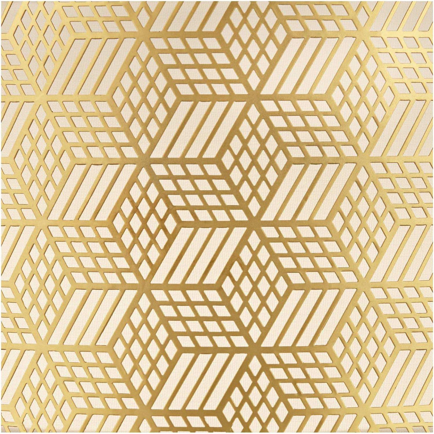 Springcrest Finish Laser Cut Metal Large Drum Lamp Shade 17 Top x 17 Bottom x 10 High Replacement - Image 4