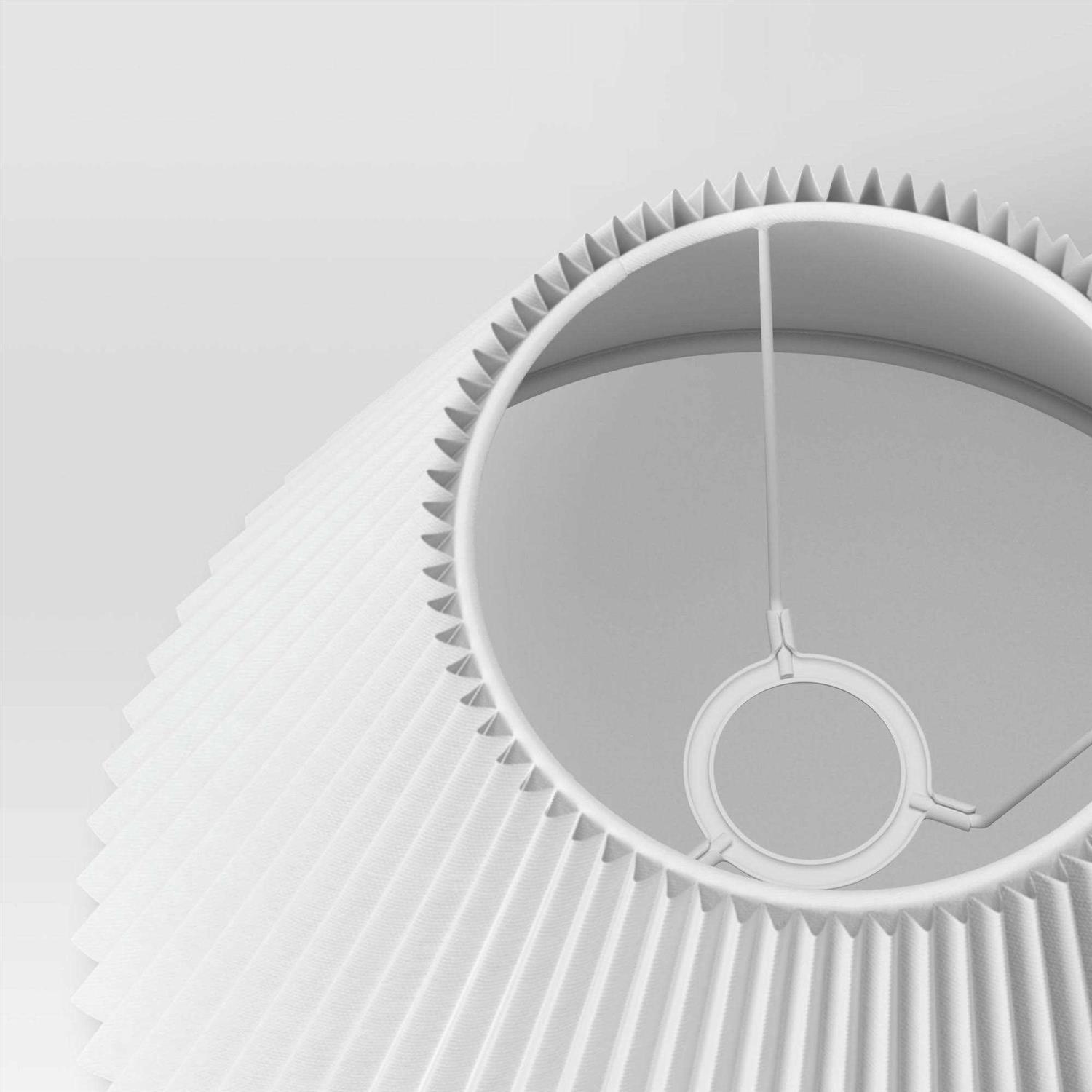 Threshold Pleated Lamp Shade White - Image 3