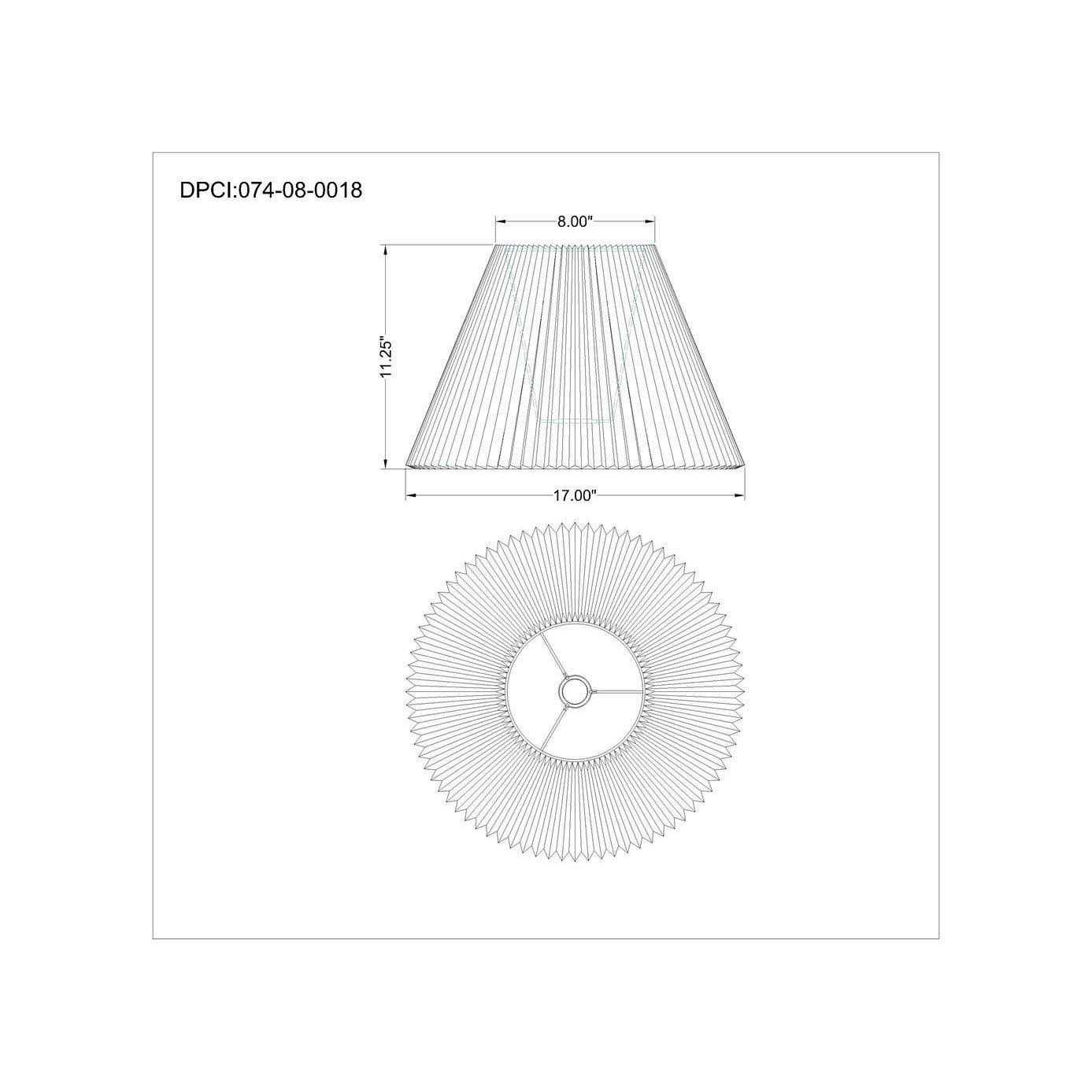 Threshold Pleated Lamp Shade White - Image 4