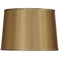 Springcrest Brentwood Sydnee Silver Trim Drum Shade 14x16x11