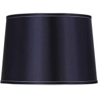 Springcrest Brentwood Sydnee Silver Trim Drum Shade 14x16x11