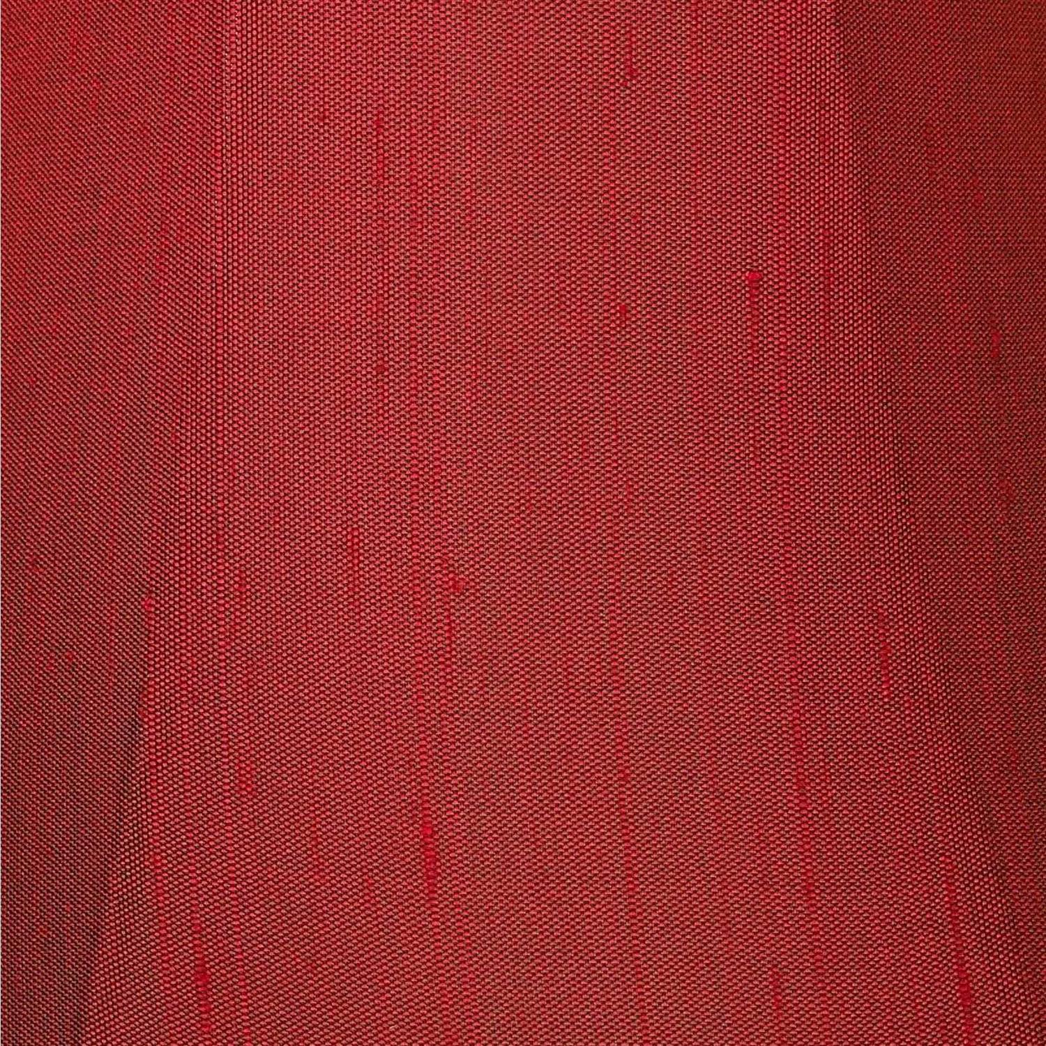 Springcrest Set Bell Lamp Shades Deep Red Faux Silk Small 3 Top x 6 Bottom x 5 High Candelabra Clip-On Fitting - Image 2