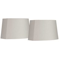 Springcrest Set of 2 Oval Lamp Shades 10/12.5×11/15×10