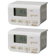 Woods 50007WD Indoor 24-Hour Digital Plug-In Timer