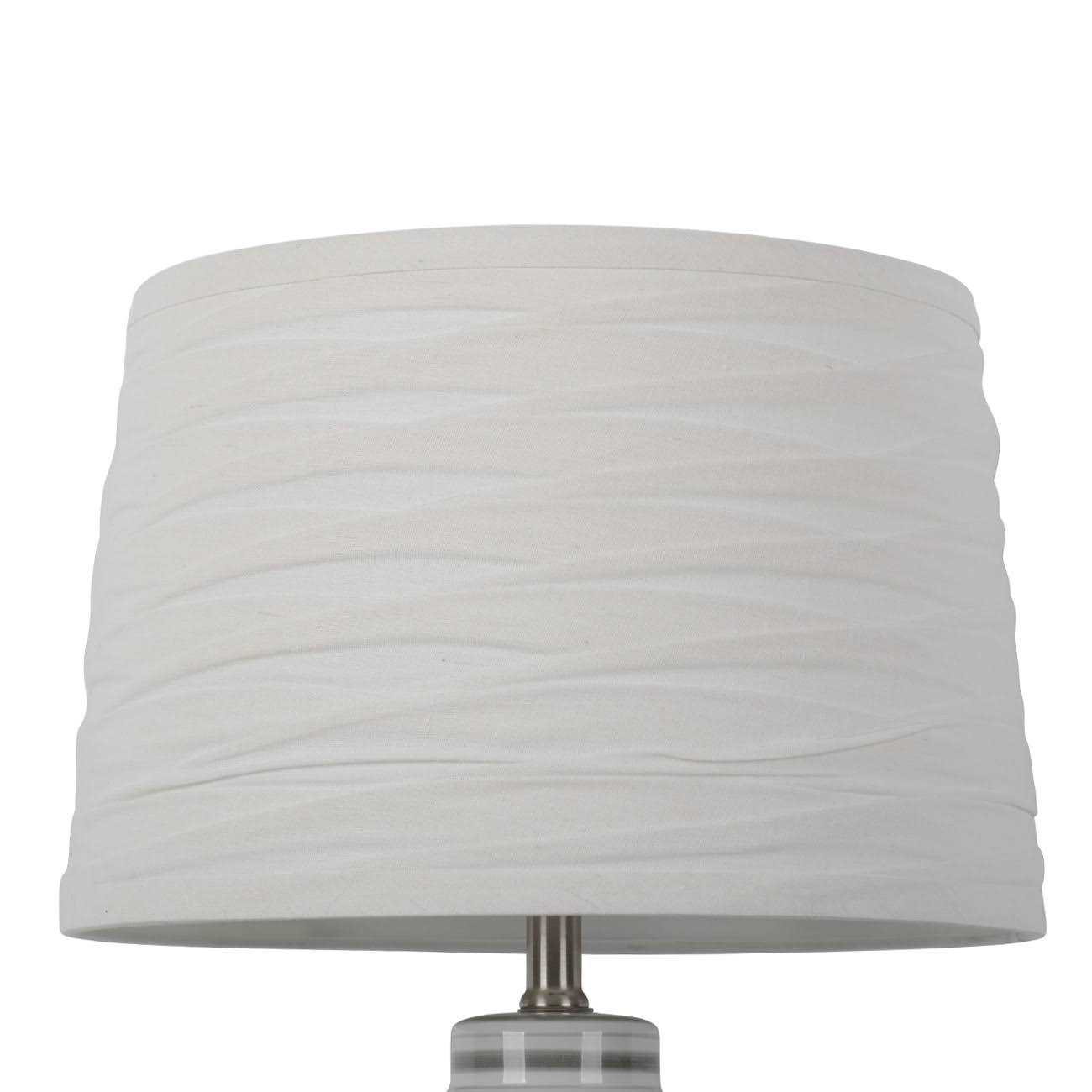 Threshold Linen Overlay Modified Drum Large Lamp Shade Ivory